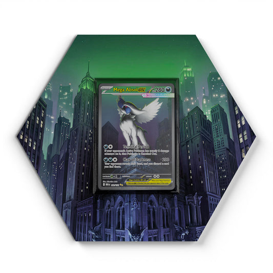 180/132 Mega-Absol EX - Extended Artwork Pokemon Card Display