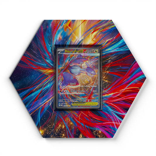 181/132 Mega-Latias EX - Extended Artwork Pokemon Card Display