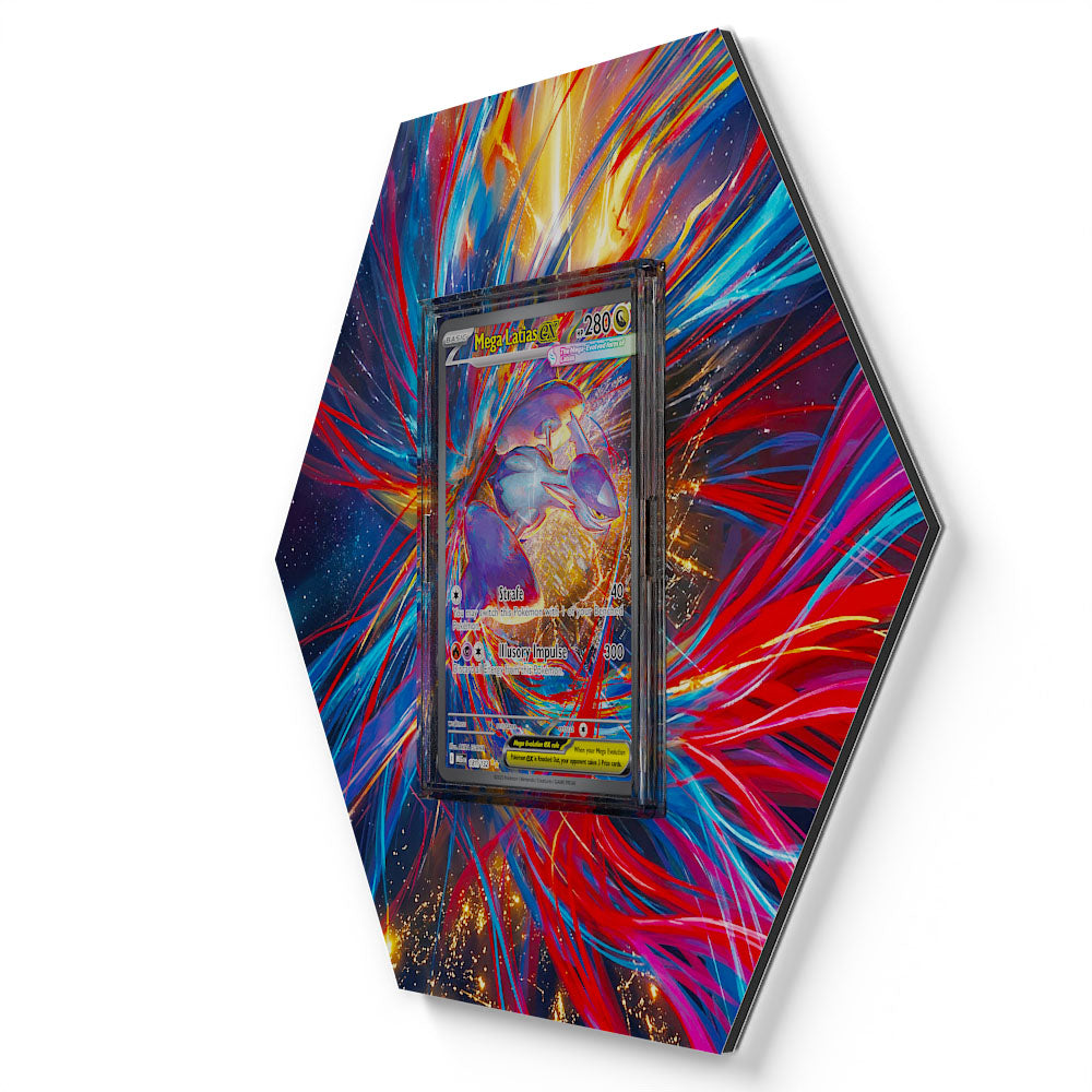 181/132 Mega-Latias EX - Extended Artwork Pokemon Card Display