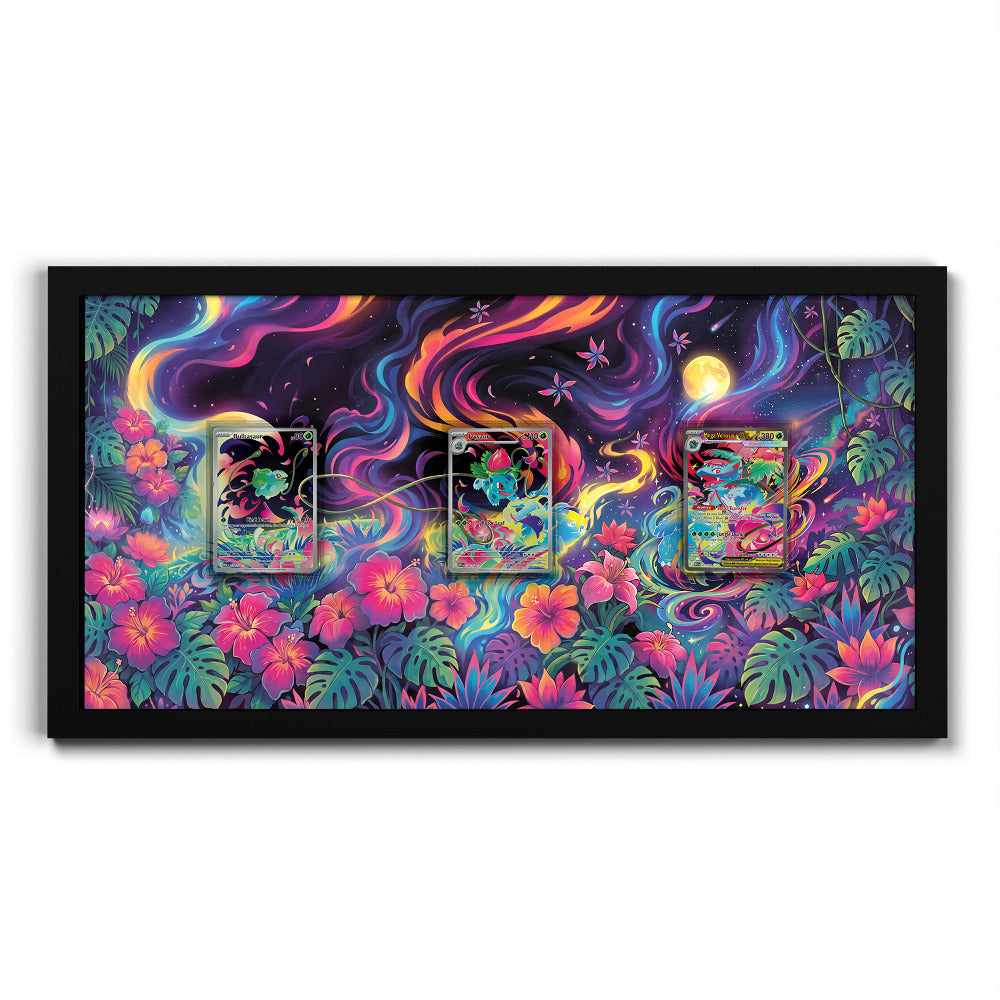 181 Fukano & 220 Perrin - Extended Artwork Framed Pokemon Card Display