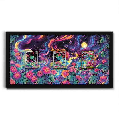 181 Fukano & 220 Perrin - Extended Artwork Framed Pokemon Card Display