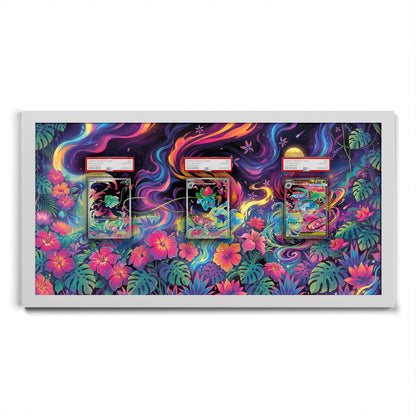 181 Fukano & 220 Perrin - Extended Artwork Framed Pokemon Card Display