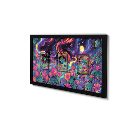 181 Fukano & 220 Perrin - Extended Artwork Framed Pokemon Card Display