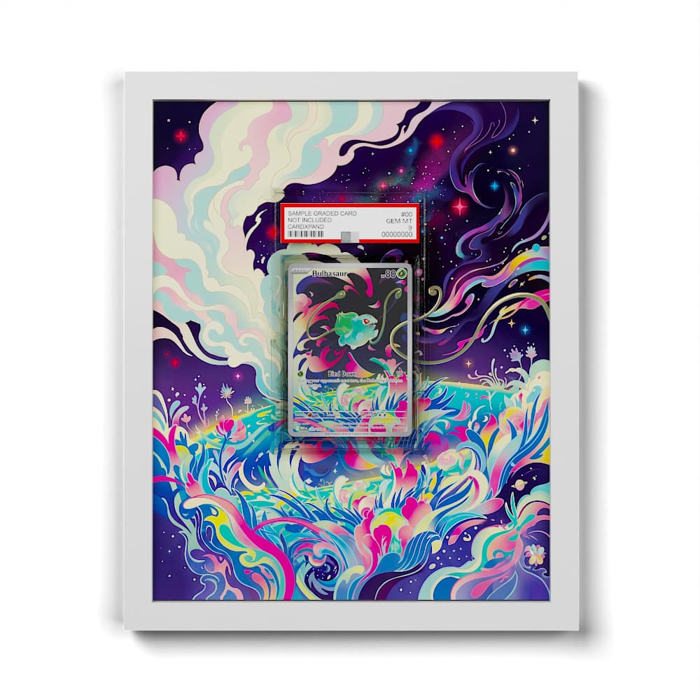 133 Bisasam - Extended Artwork Framed Pokemon Card Display
