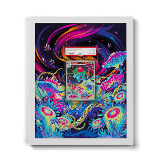 134 Bisaknosp - Extended Artwork Framed Pokemon Card Display