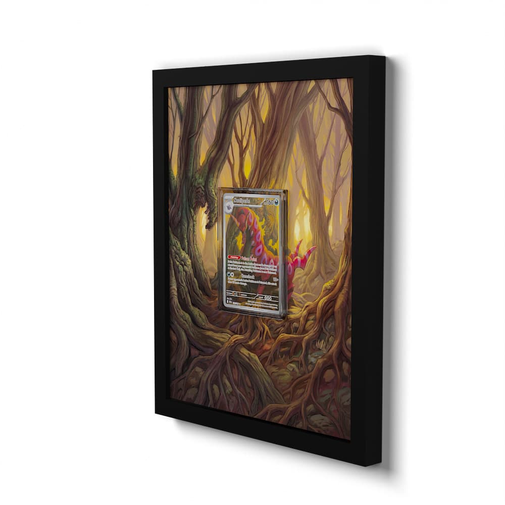 134/086 Cerapendra - Extended Artwork Framed Pokemon Card Display