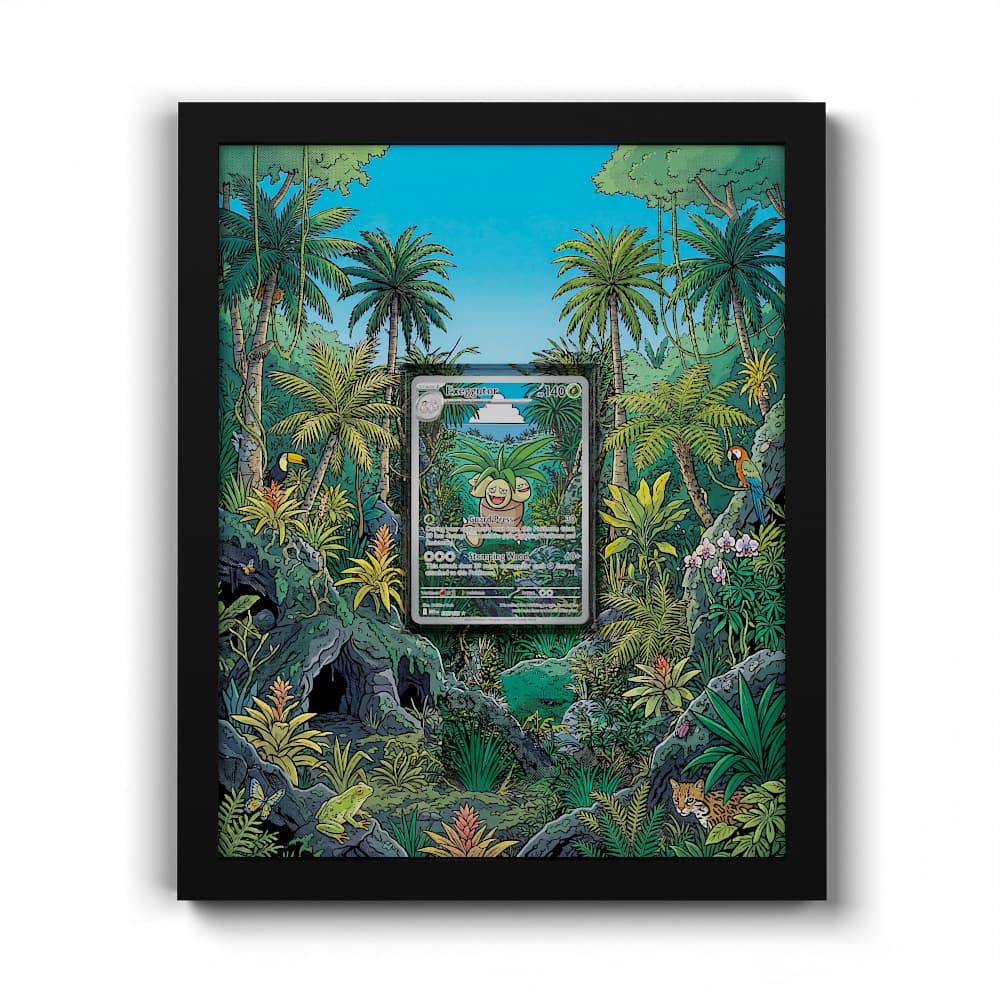 135 Kokowei - Extended Artwork Framed Pokemon Card Display