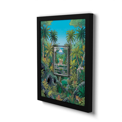 135 Kokowei - Extended Artwork Framed Pokemon Card Display