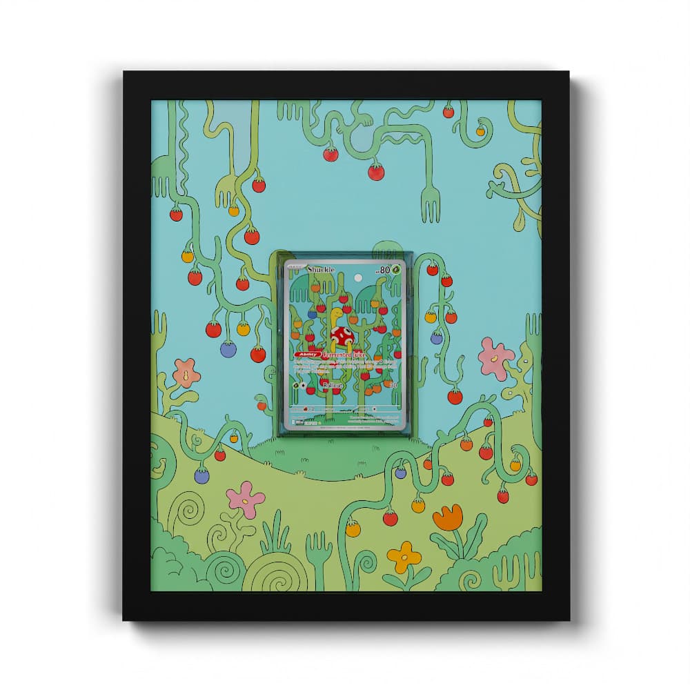 136 Pottrott - Extended Artwork Framed Pokemon Card Display