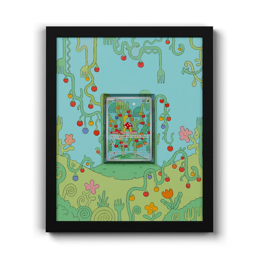 136 Pottrott - Extended Artwork Framed Pokemon Card Display