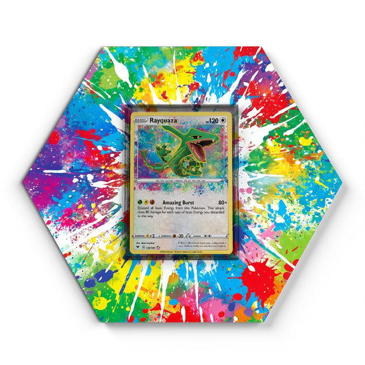 138/185 Rayquaza - Extended Artwork Pokemon Card Display