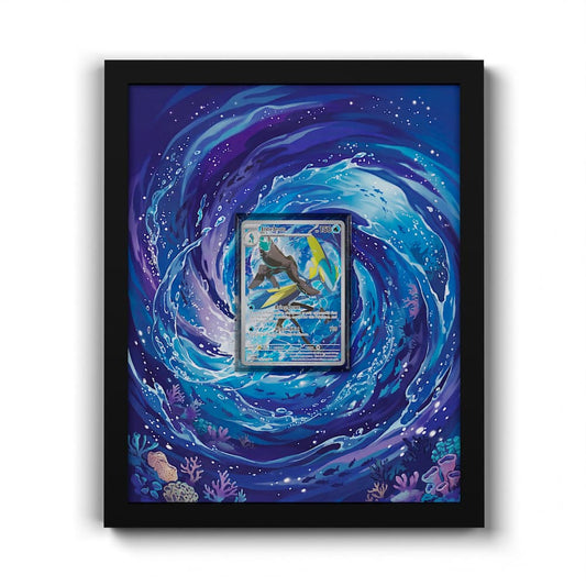 142 Intelleon - Extended Artwork Framed Pokemon Card Display