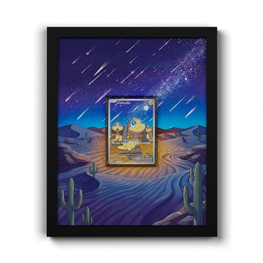 143 Eguana - Extended Artwork Framed Pokemon Card Display