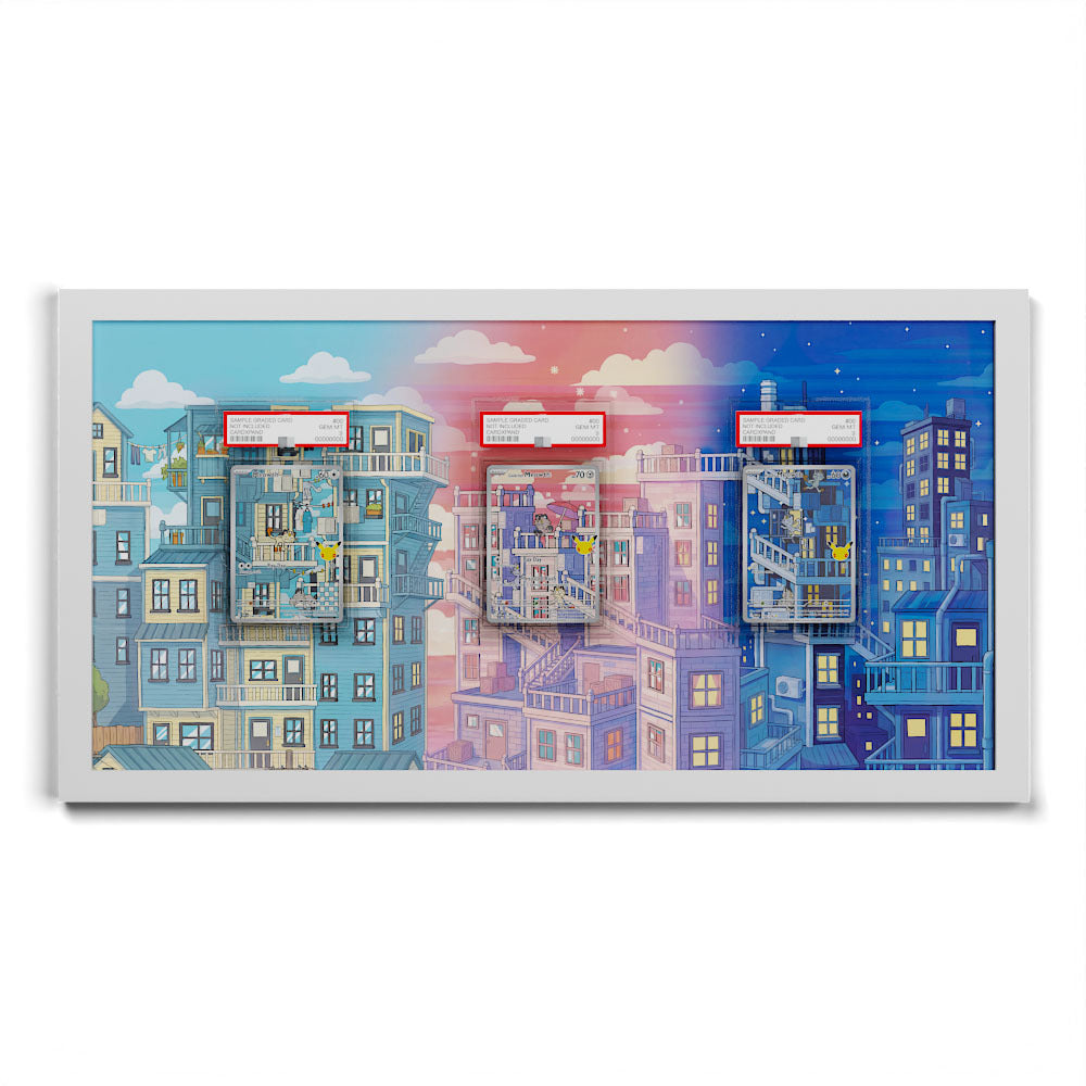 181 Fukano & 220 Perrin - Extended Artwork Framed Pokemon Card Display