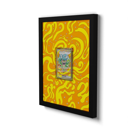 145/131 Türkisgrüne-Maske-Ogerpon EX - Extended Artwork Framed Pokemon Card Display