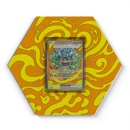 145/131 Türkismaske Ogerpon EX - Extended Artwork Pokemon Card Display