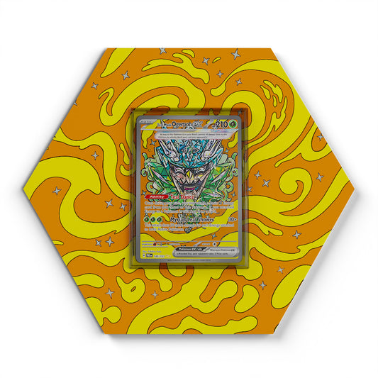 145/131 Türkismaske Ogerpon EX - Extended Artwork Pokemon Card Display