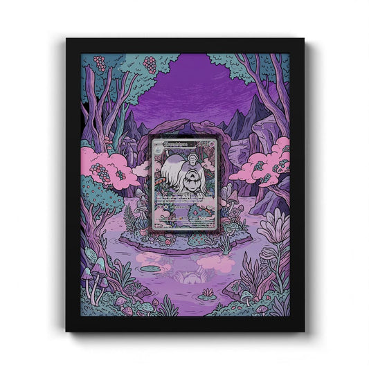 145 Friedwuff - Extended Artwork Framed Pokemon Card Display