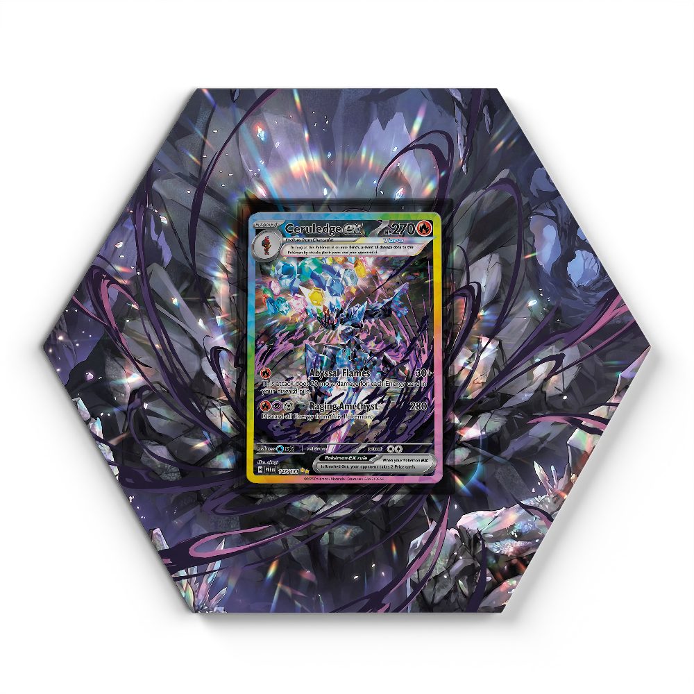 147/131 Azugladis EX - Extended Artwork Pokemon Card Display