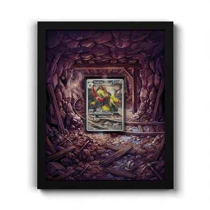 147/086 Maxax - Extended Artwork Framed Pokemon Card Display