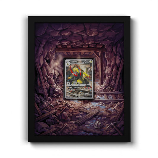 147/086 Maxax - Extended Artwork Framed Pokemon Card Display