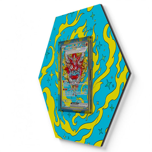 148/131 Ofenmaske Ogerpon EX - Extended Artwork Pokemon Card Display