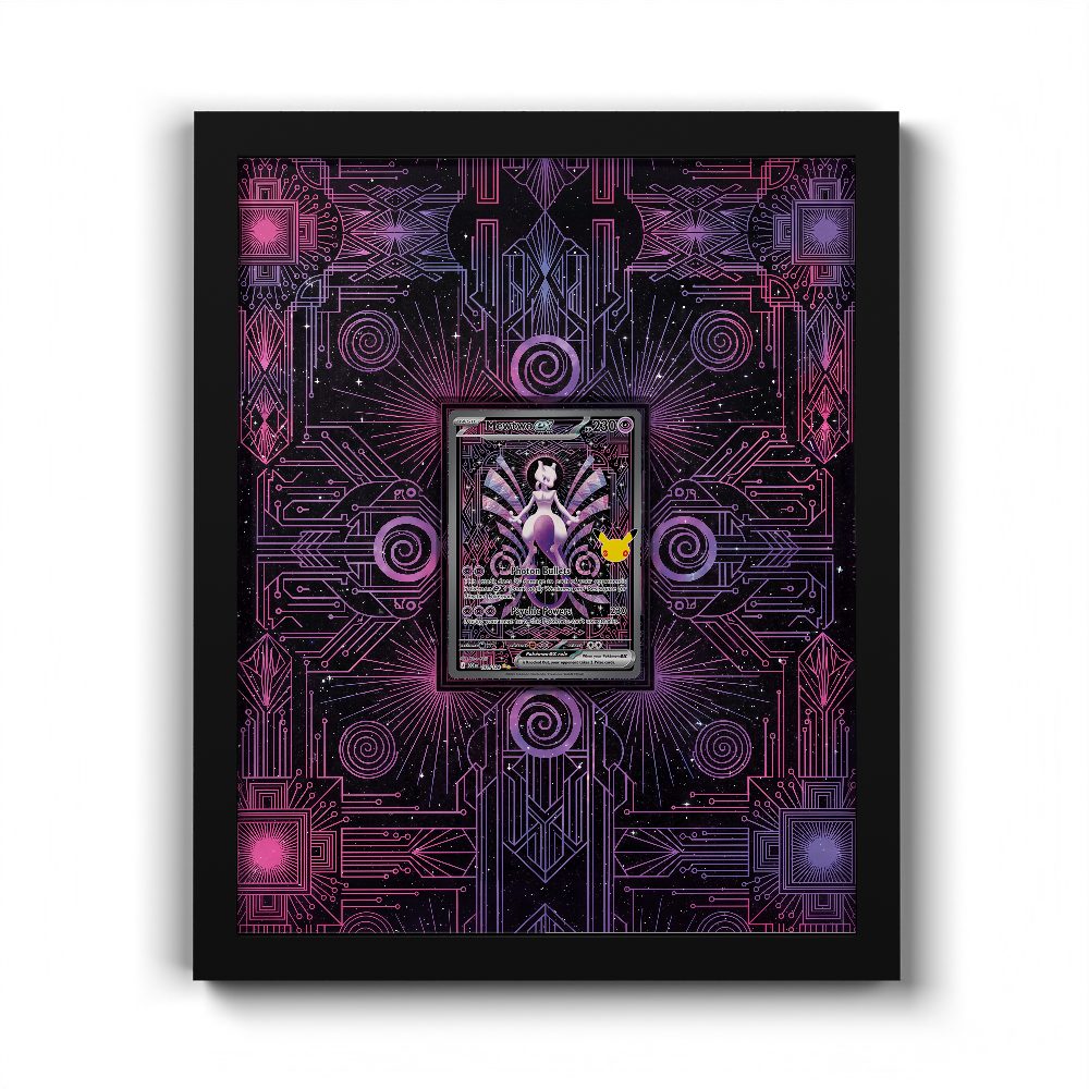 151/128 Mewtwo ex - Extended Artwork Pokemon Card Frame