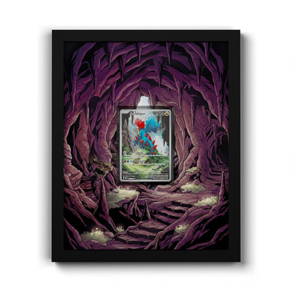 151/086 Shardrago - Extended Artwork Framed Pokemon Card Display