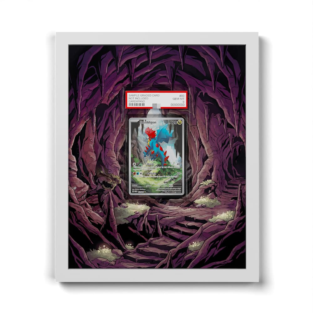151/086 Shardrago - Extended Artwork Framed Pokemon Card Display
