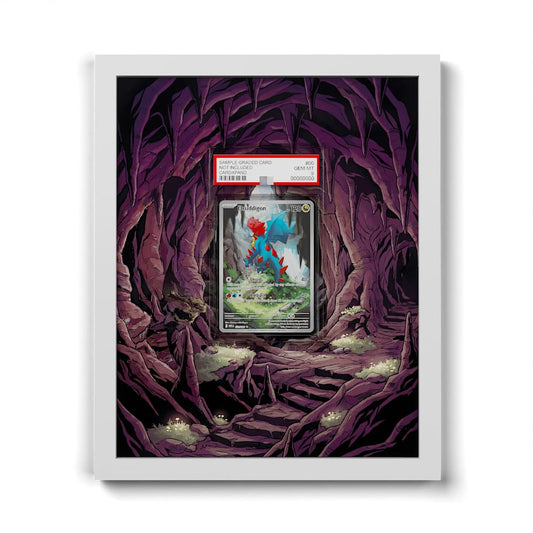 151/086 Shardrago - Extended Artwork Framed Pokemon Card Display