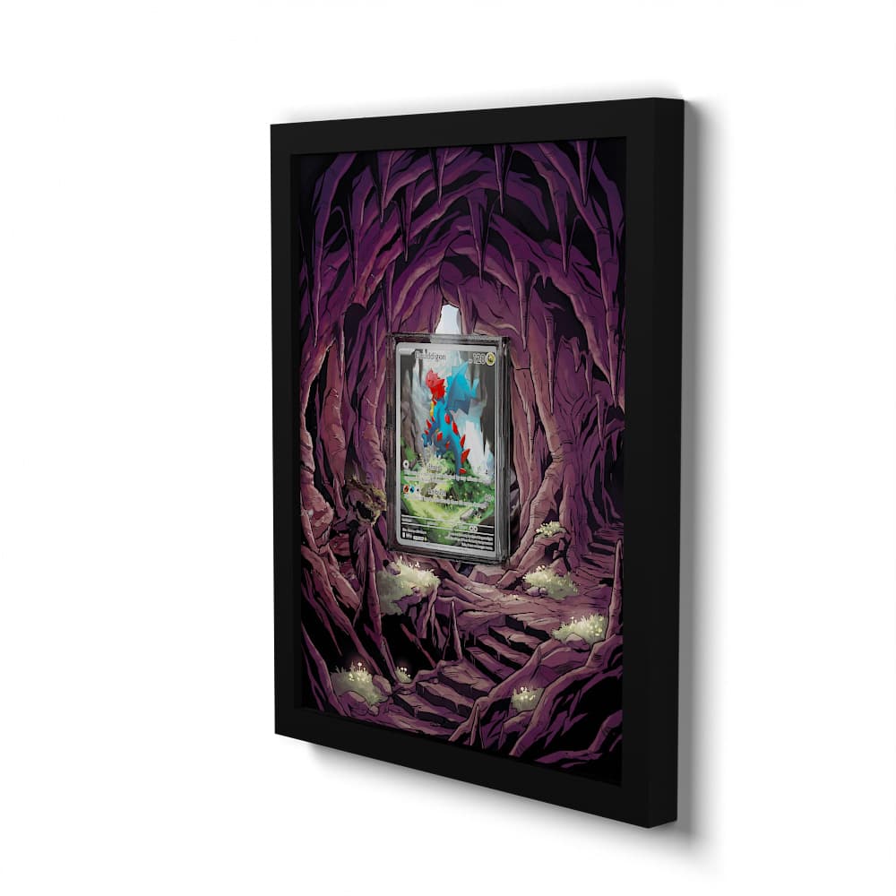 151/086 Shardrago - Extended Artwork Framed Pokemon Card Display