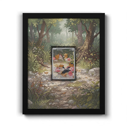 151 Habitak - Extended Artwork Framed Pokemon Card Display