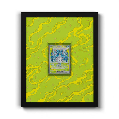 152/131 Brunnenmaske-Ogerpon EX - Extended Artwork Framed Pokemon Card Display