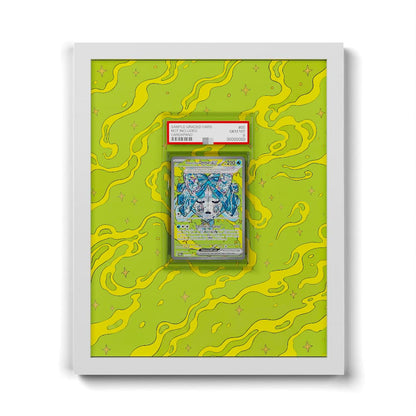 152/131 Brunnenmaske-Ogerpon EX - Extended Artwork Framed Pokemon Card Display