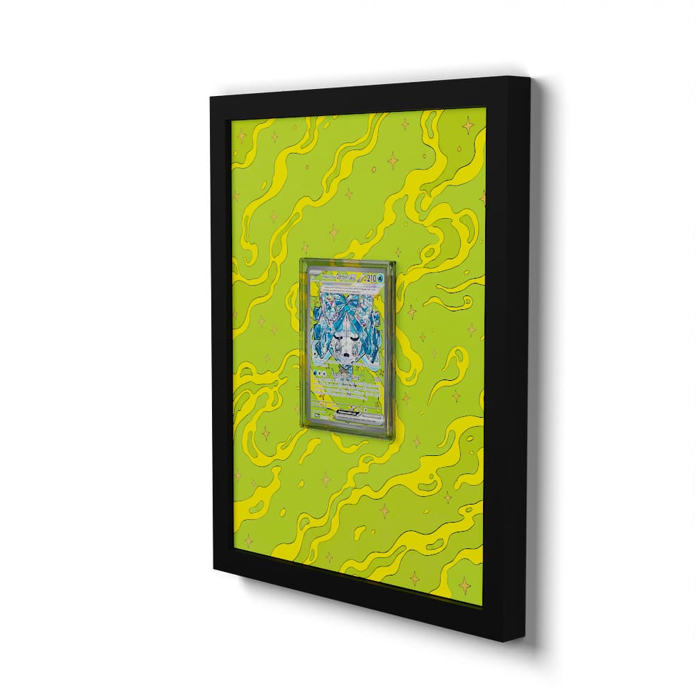 152/131 Brunnenmaske-Ogerpon EX - Extended Artwork Framed Pokemon Card Display