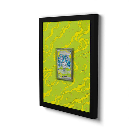 152/131 Brunnenmaske-Ogerpon EX - Extended Artwork Framed Pokemon Card Display
