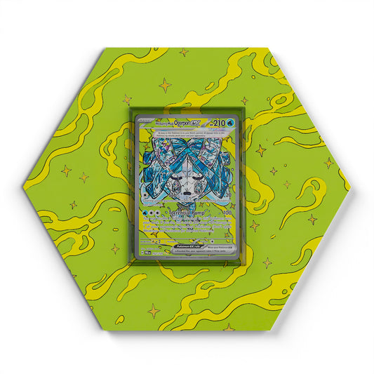 152/131 Brunnenmaske Ogerpon EX - Extended Artwork Pokemon Card Display