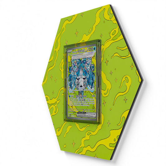 152/131 Brunnenmaske Ogerpon EX - Extended Artwork Pokemon Card Display