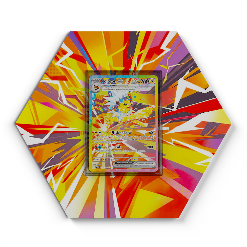 153/131 Blitza EX - Extended Artwork Pokemon Card Display