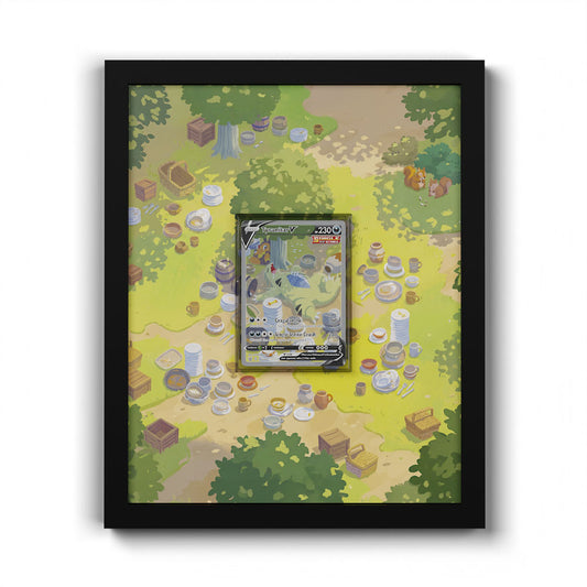 155/163 Tyranitar V - Extended Artwork Framed Pokemon Card Display