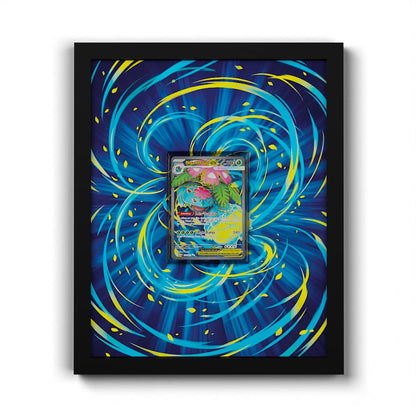 155 Mega-Bisaflor EX - Extended Artwork Framed Pokemon Card Display