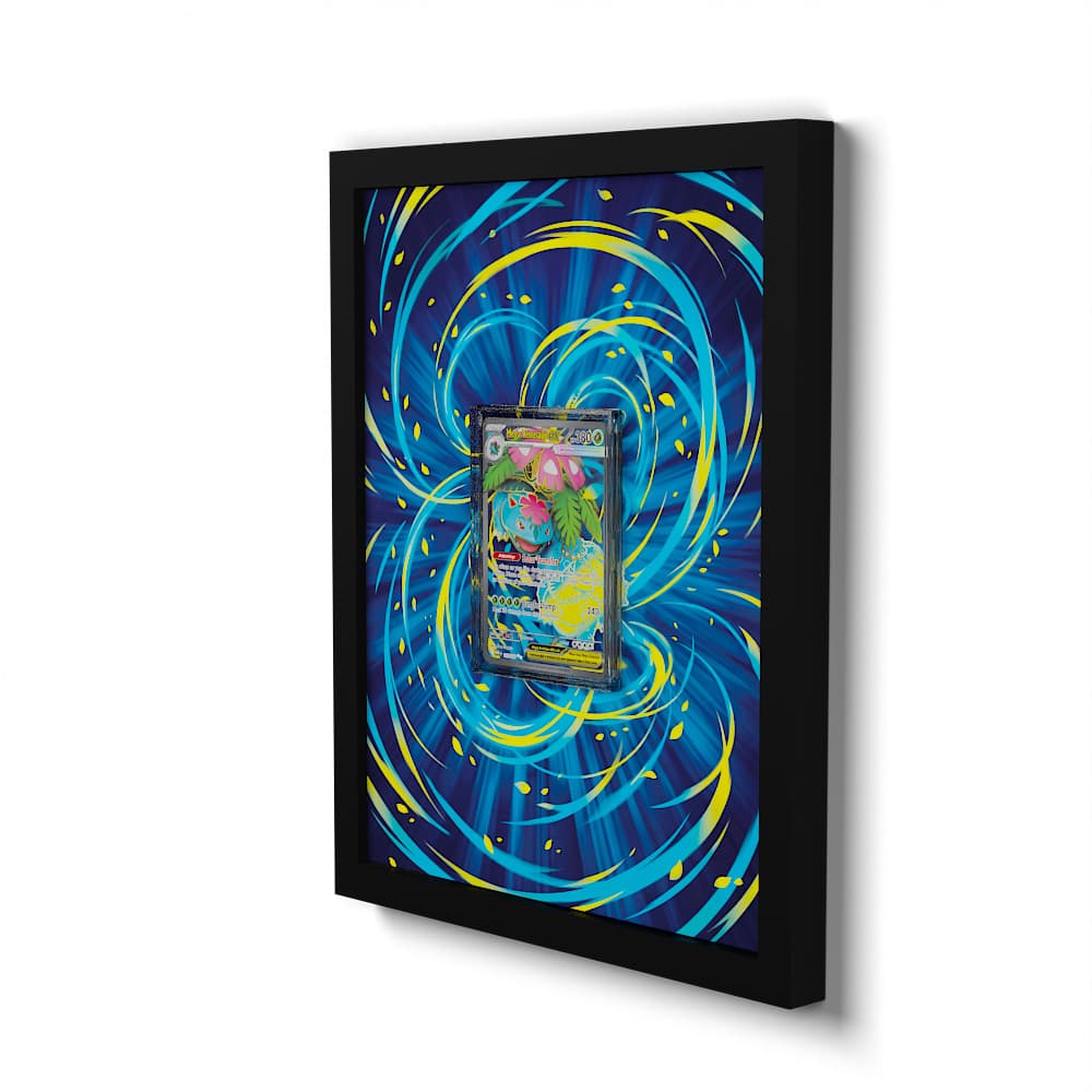 155 Mega-Bisaflor EX - Extended Artwork Framed Pokemon Card Display