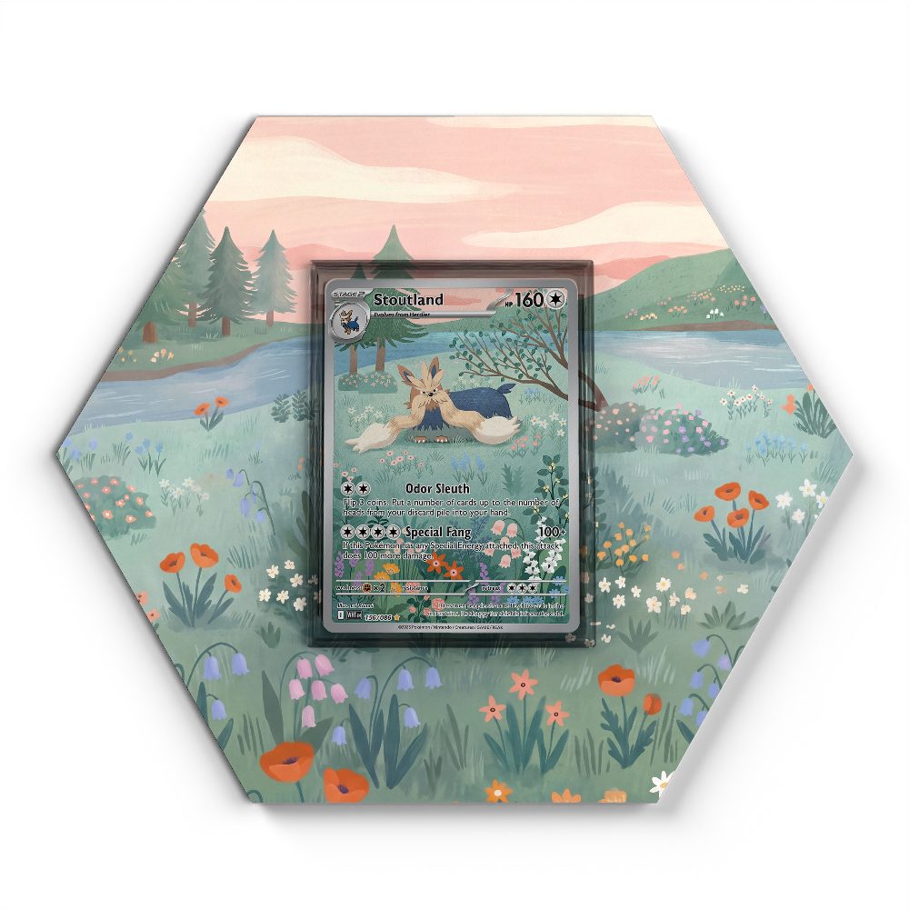105 Branawarz - Extended Artwork Pokemon Card Display
