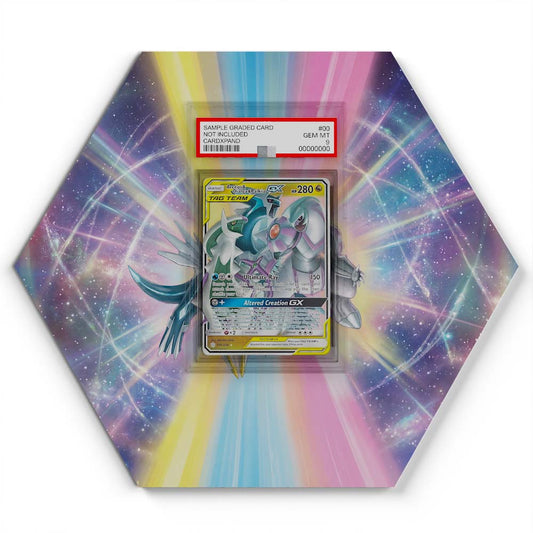 156/236 Arceus & Dialga & Palkia GX - Extended Artwork Pokemon Card Display