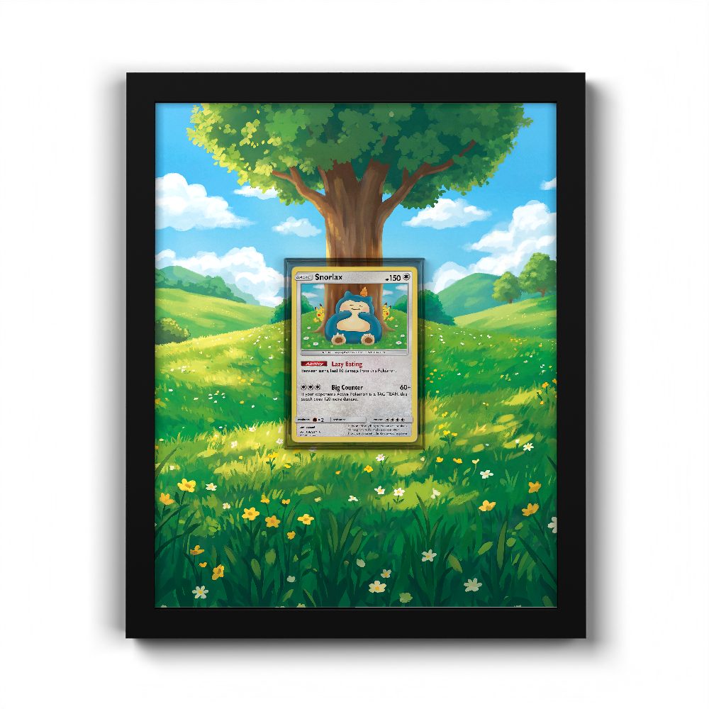 158/214 Snorlax - Extended Artwork Pokemon Card Frame