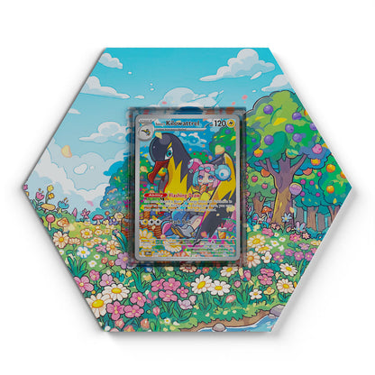 163/159 Enigmaras Wattrel - Extended Artwork Pokemon Card Display