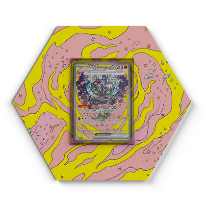160/131 Fundamentmaske Ogerpon EX - Extended Artwork Pokemon Card Display