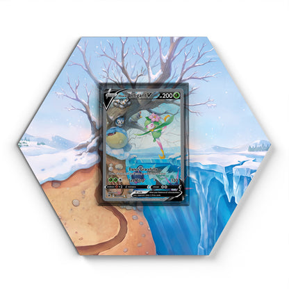 163/189 Hisuian Lilligant V - Extended Artwork Pokemon Card Display