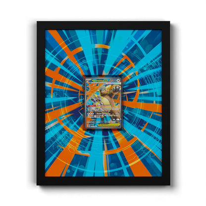 164 Mega-Kangama EX - Extended Artwork Framed Pokemon Card Display