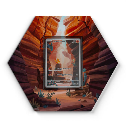 168/165 Glumanda - Extended Artwork Pokemon Card Display